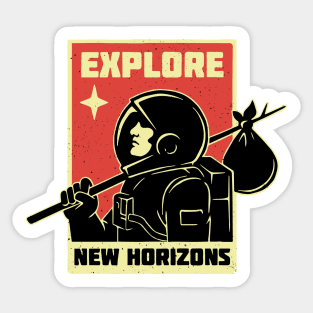 Explore New Horizons Sticker